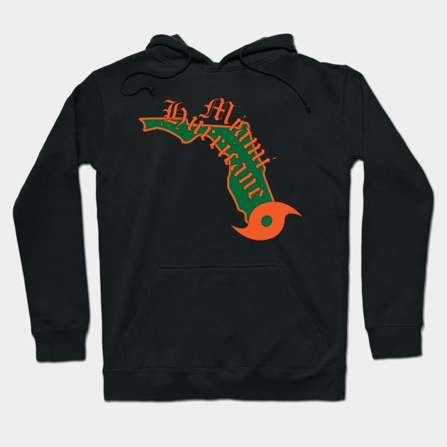 Hurricanes Old Style Hoodie by Mr.Guru 305 